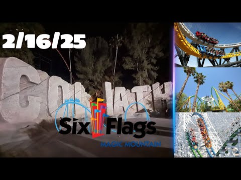 Visiting Six Flags Magic Mountain for the First Time! (ft ...