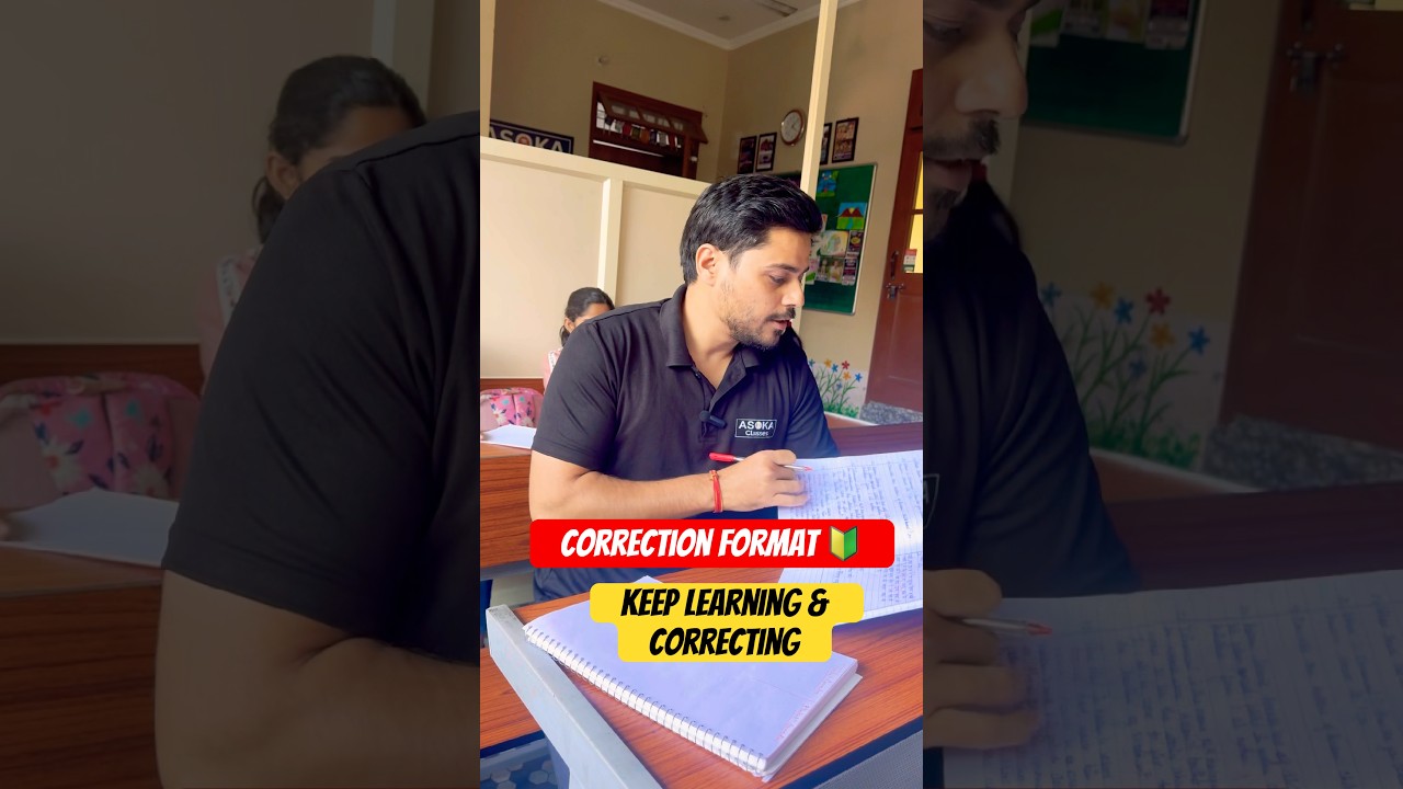 Correction Format 🔰 Keep Learning and Correcting 