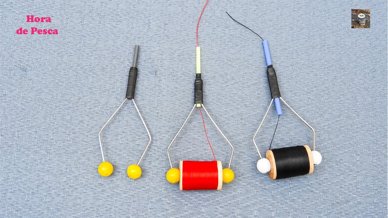 TUTORIAL paso a paso PORTA BOBINA. // How to make a fly tying spool