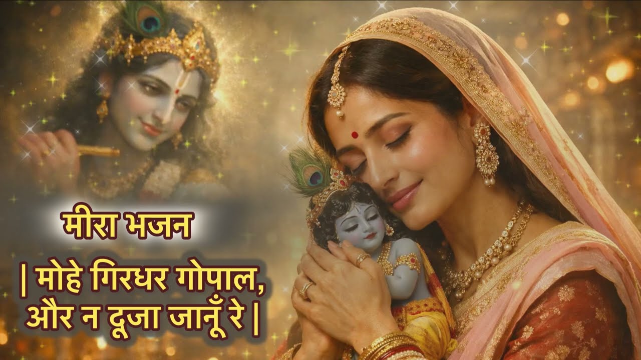 मोहे गिरधर गोपाल, और न दूजा जानूँ रे | मीरा बाई कृष्ण भजन | Mohe Girdhar Gopal | Meera Bai Bhajan