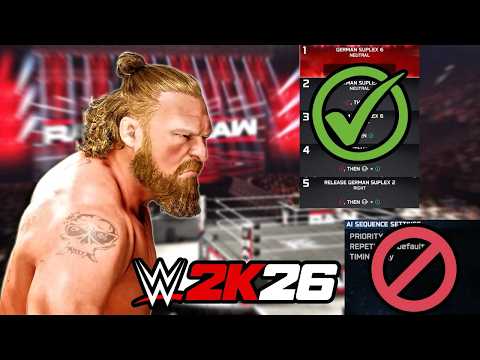 WWE 2K26 AI Sequence Do's and Don'ts