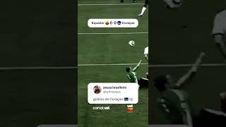 GOLEIRO DE CURAÇAO SEGURA EMPATE CONTRA EQUADOR E VIRA "NEUER" NAS REDES