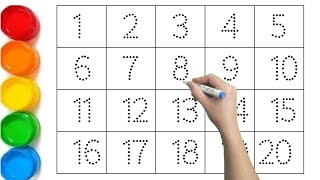 Counting songs for preschool | 1 से 20 तक गिनती | one two three | Counting 1 to 20 | 20, Numbers