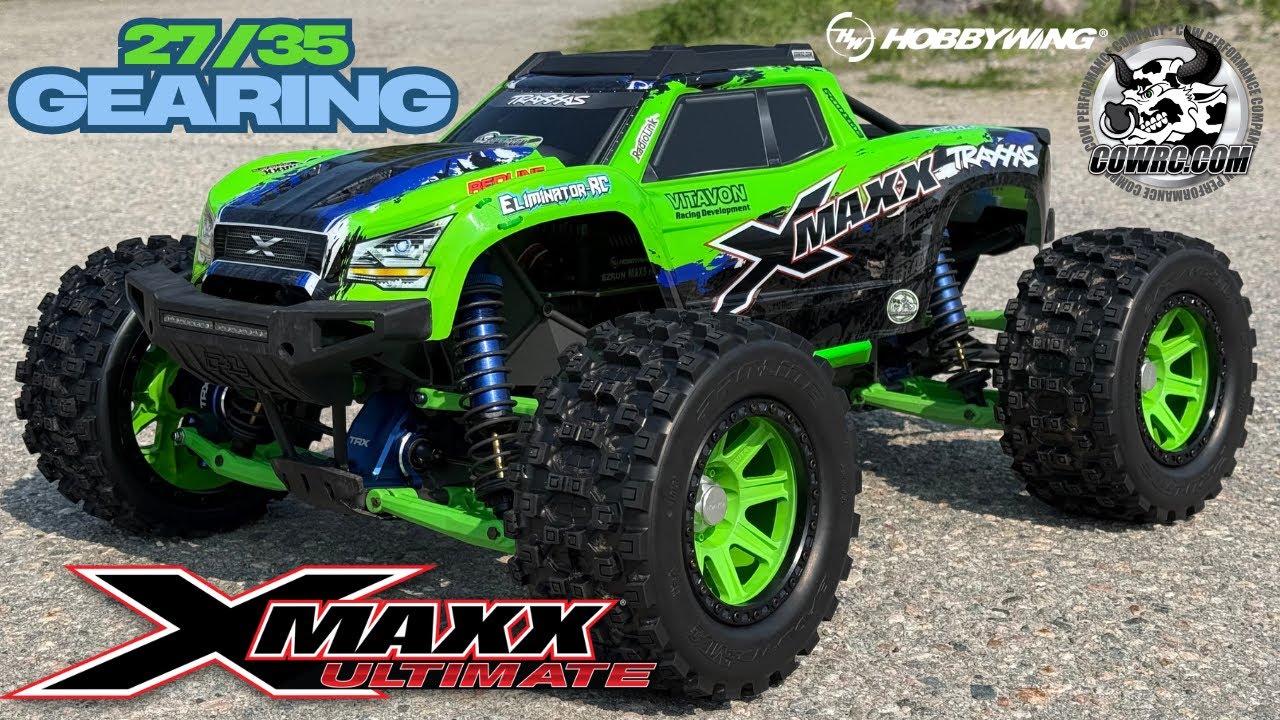 ホビーラジコン Traxxas XMAXX ULTIMATE Green Traxxas X-Maxx Ultimate 1/8 Scale Brushless Monster Truck