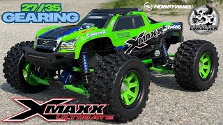 Traxxas X Maxx Ultimate Max 5 G2 & 1100KV (New Gearing)