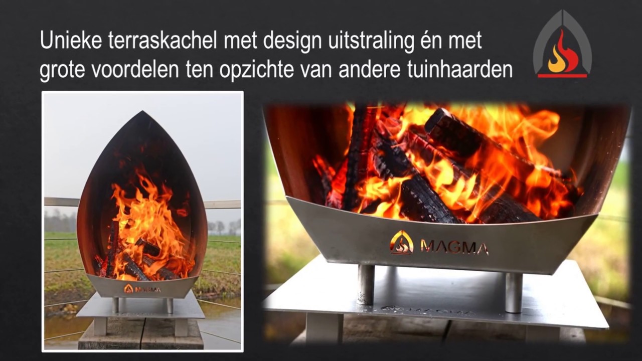 Aansteken Magma Tuinhaard