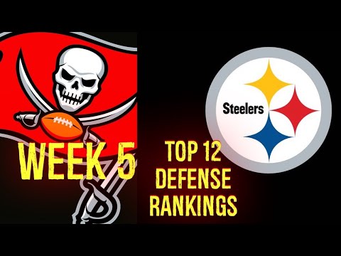 Week 5 Fantasy Football Defense Rankings