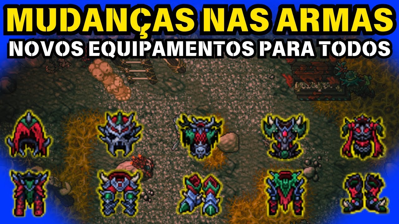 TIBIA - PRIMEIRAS MUDANÇAS NAS ARMAS NO NOVO SISTEMA, ANALISANDO OS ...
