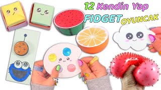12 KENDİN YAP SÜPER KOMİK FIDGET FİKİRLERİ