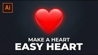 How to Make a Heart in Illustrator Easiest Way for Beginners screenshot 3