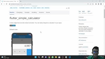 Aplikasi kalkulator android dengan Flutter 3