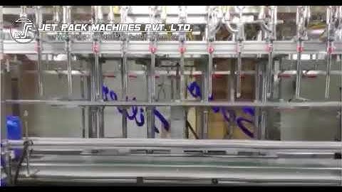 Automatic Servo Liquid Filling Machine 12 Head Liquid Filling Machine Gear Pump Liquid Filling