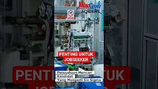 Jobseeker Harus punya Mindset Improvement, Six Sigma