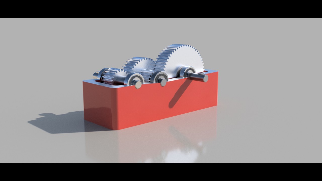 Gear Train Mechanism Assembly & Motion Simulation | TopSolid 7.18