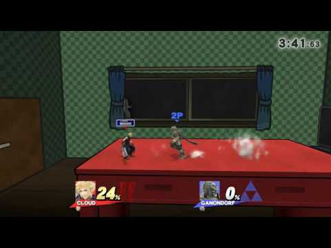 スマブラ　クラウド練習動画　ガチ部屋　part4