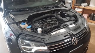 2.0 T TSI Timing chain tensioner failure, engine repair on a Volkswagen EOS. part 1