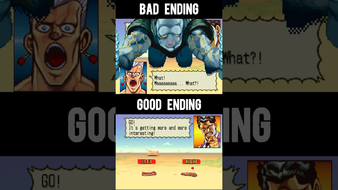 D'arby Cat Minigame Good and Bad Ending | JoJo PSX