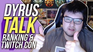 DYRUS VLOG - RANKING STATS & TWITCHCON!!