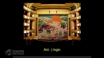 The Logic of Counting Query Answers