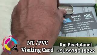 NT PVC Visiting Card @rajpixelplanet 