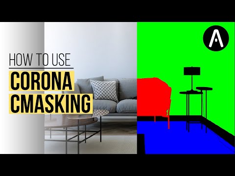How to use the Corona Render only Mask & Cmasking Mask in 3dsmax and Photoshop