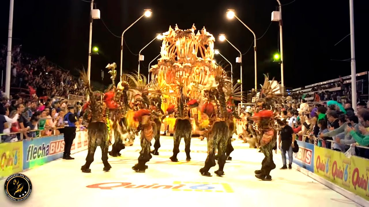 Comparsa Ara Yevi 2019 - Bestias | Música en vivo | Carnaval del País, Gualeguaychú