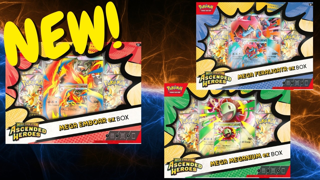 Opening Ascended Heroes Mega ex Collection Boxes! - YouTube