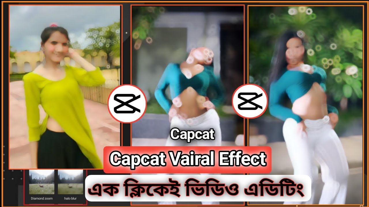 Capcat Hola Blur diamond zoom New Effect Trend Video Editing #capcat
