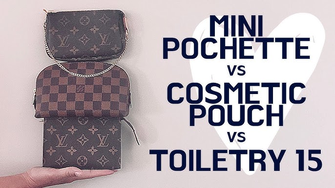 Comparing and Transforming Louis Vuitton Cosmetic Pouch GM vs PM