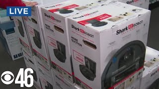 Shoppers hit the store early during Black Friday