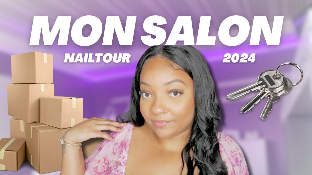 J'AI OUVERT MON SALON PRIVÉ ! 💅🏽 NAILS TOUR 2024