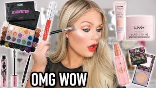 TESTING NEW DRUGSTORE MAKEUP | FULL FACE FIRST IMPRESSIONS