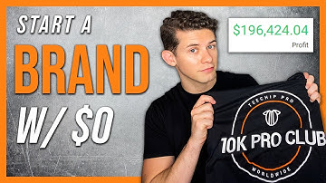 How to Start a Clothing Brand with No Money | Teechip Print on Demand Tutorial
