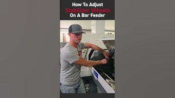 Adjusting Stabilizer Wheels on Your Bar Feeder #cnc #machinist