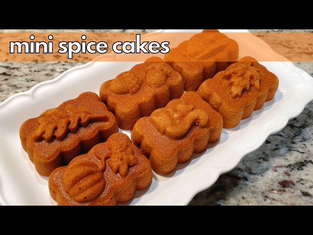 Mini Spice Pound Cakes - Nordic Ware
