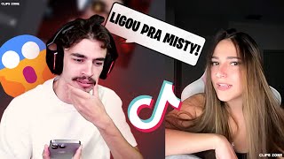 Bistecone Ligando Pra Misty Ao Vivo! + Reagindo ao Discord