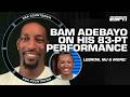 Bam Adebayo reflects on the aftermath of his HISTORIC 83-PT game | NBA Countdown