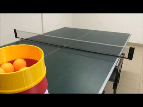 3D printed table tennis robot