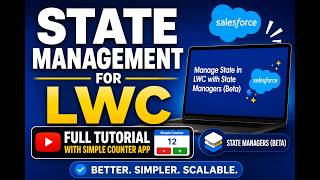 State Manager in LWC | Full Tutorial | Simple Counter App