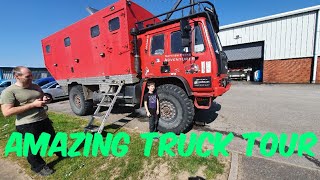 THE ULTIMATE DAF T244 4X4 OVERLANDER #VANTOUR