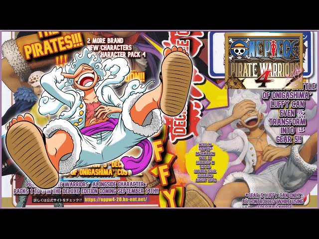 One Piece: Pirate Warriors 4 Getting 9 New DLC Characters Starting With  Gear 5 Luffy : r/PS4