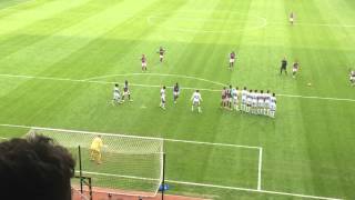 West Ham Vs Crystal Palace Dimitri Payet Free Kick Caught On Camera