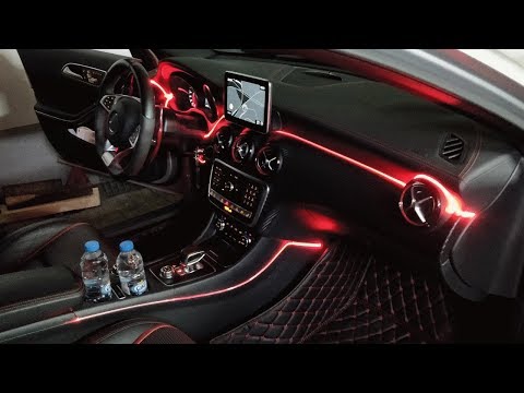 Instalacja Ambientlight w Mercedesie A176 AMG