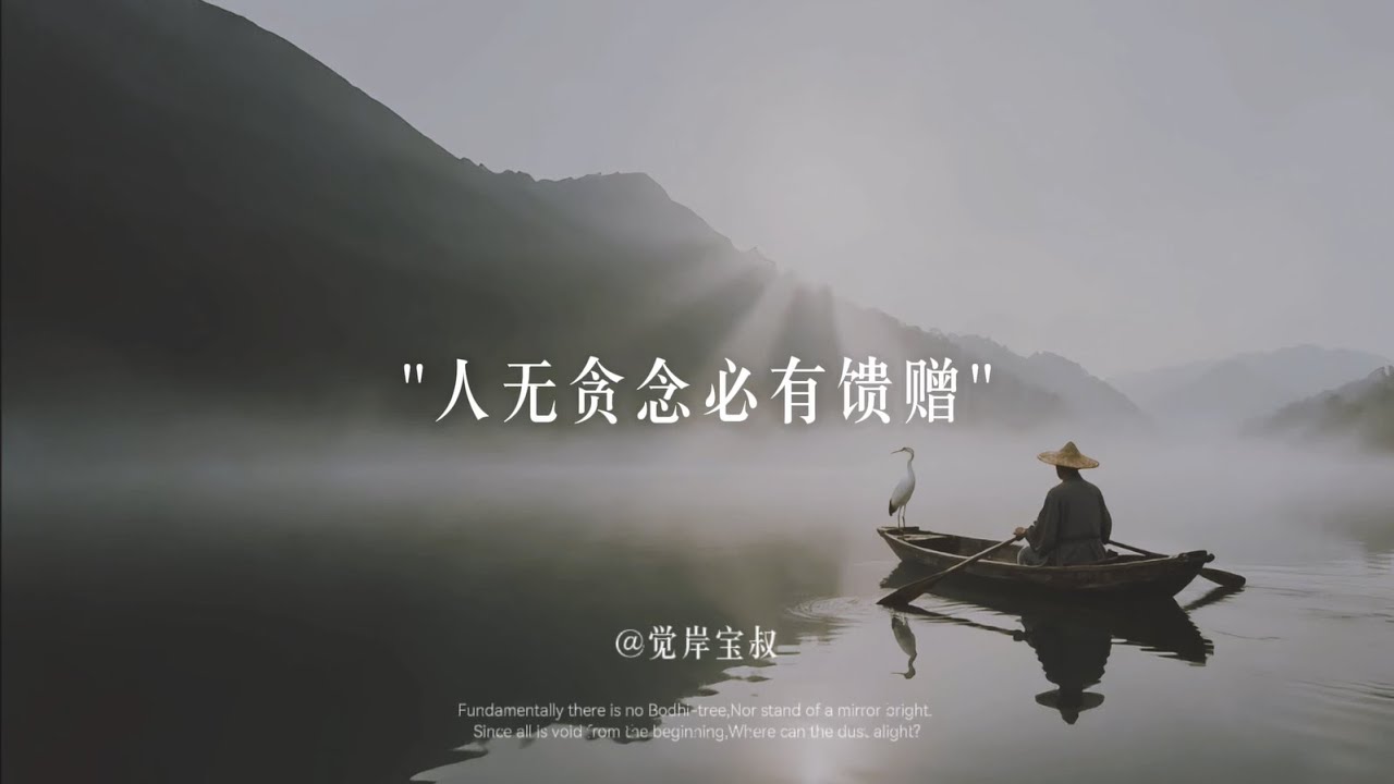 “贪念如水，能溺众生”，贪为五毒之首，嗔痴慢疑皆由贪起！