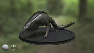 Lizzard monster 3d model / zBrush 2019, maya 2018