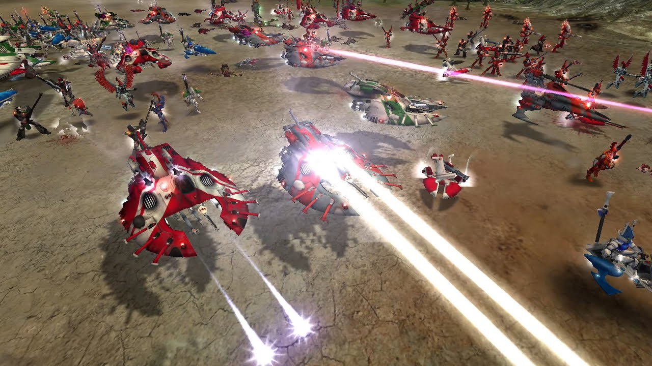 Space Marines vs Eldar - Titanium Wars - Warhammer 40K Dawn Of War ...