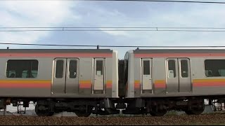 E129系新ﾆｲB3+A18編成　信越本線453M