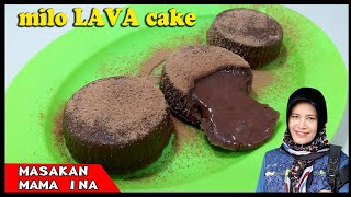 Steamed Milo Lava Cake, Easy and Simple