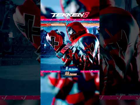 Azucena's 80 Damage Optimal Vs Jin's 80 Damage Heat Combo #shorts #tekken8azucena #tekken8jin