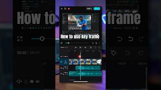 how to use key frame in cupcut tutorial🔥| #keyframeediting #cupcut #editing #shorts #ytshorts